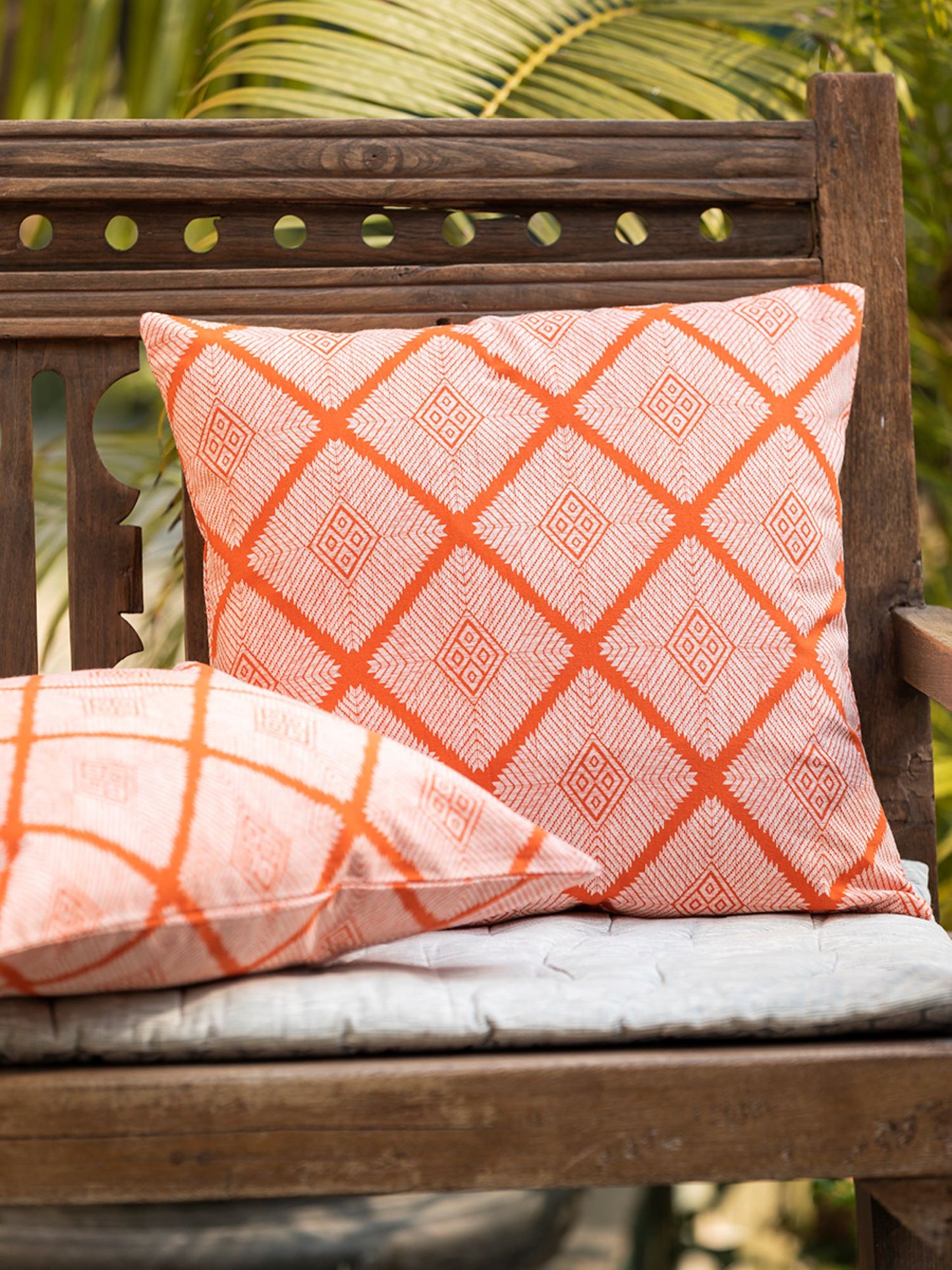 Cushion Cover : Aztec Orange