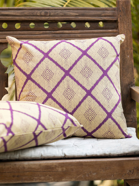 Cushion Cover : Aztec Purple