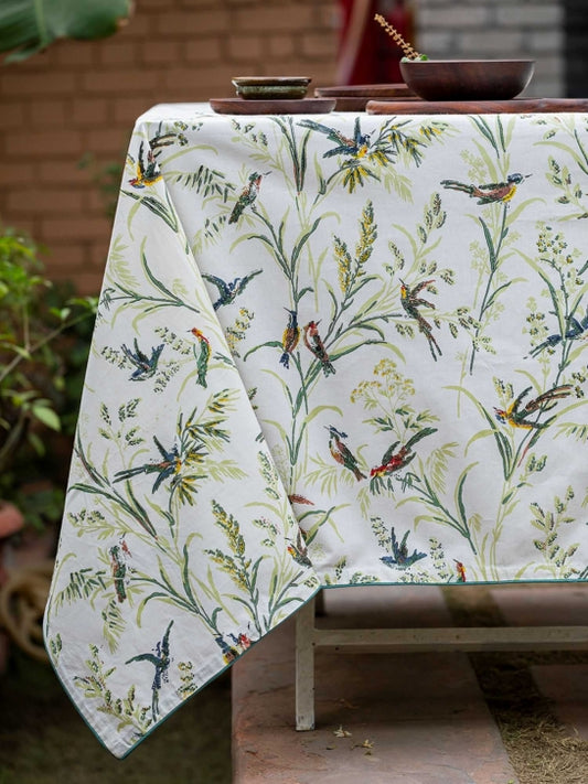 Table Cloth : Humming Bird Natural