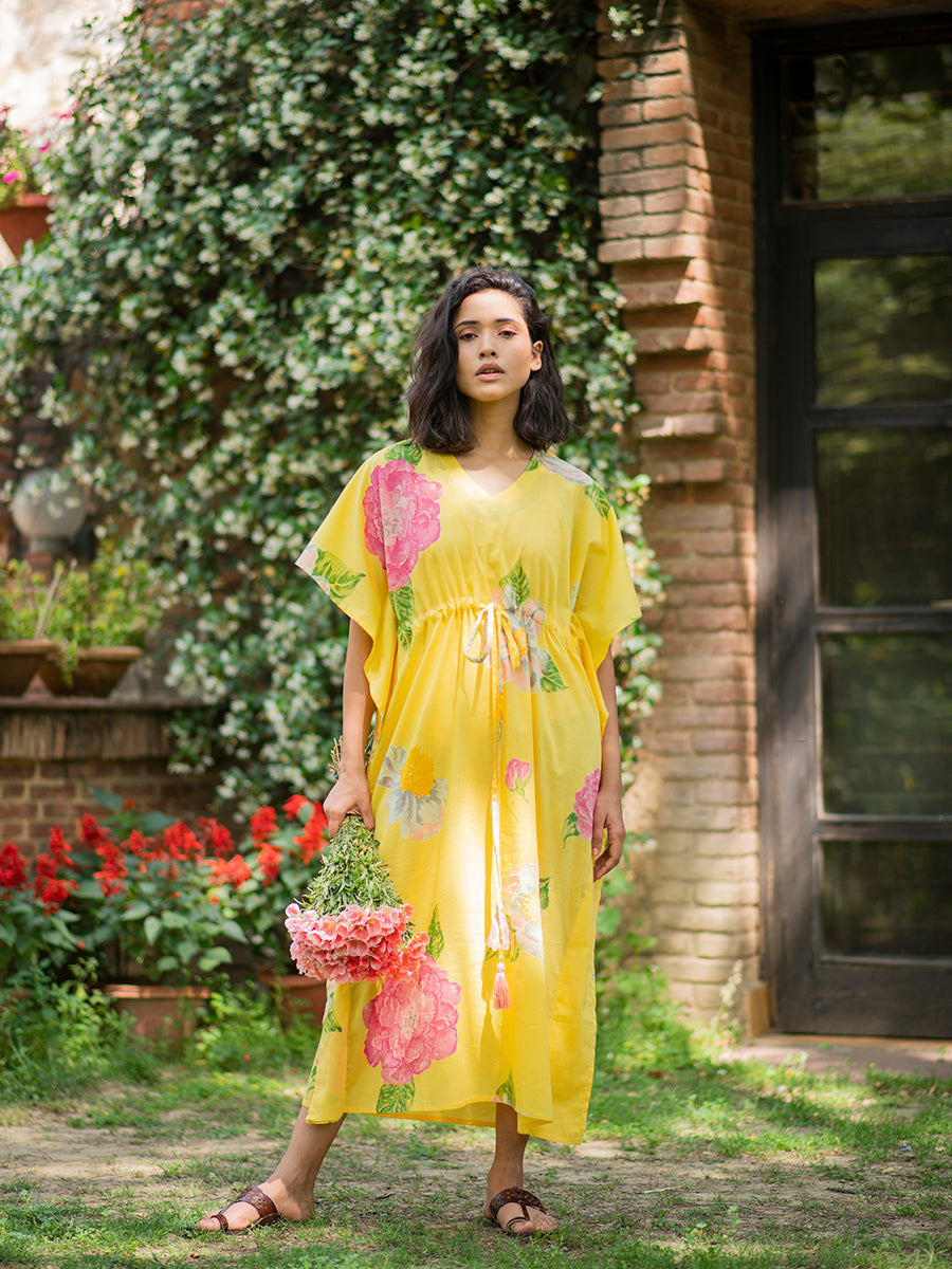 Classic Kaftan : Madrid Yellow