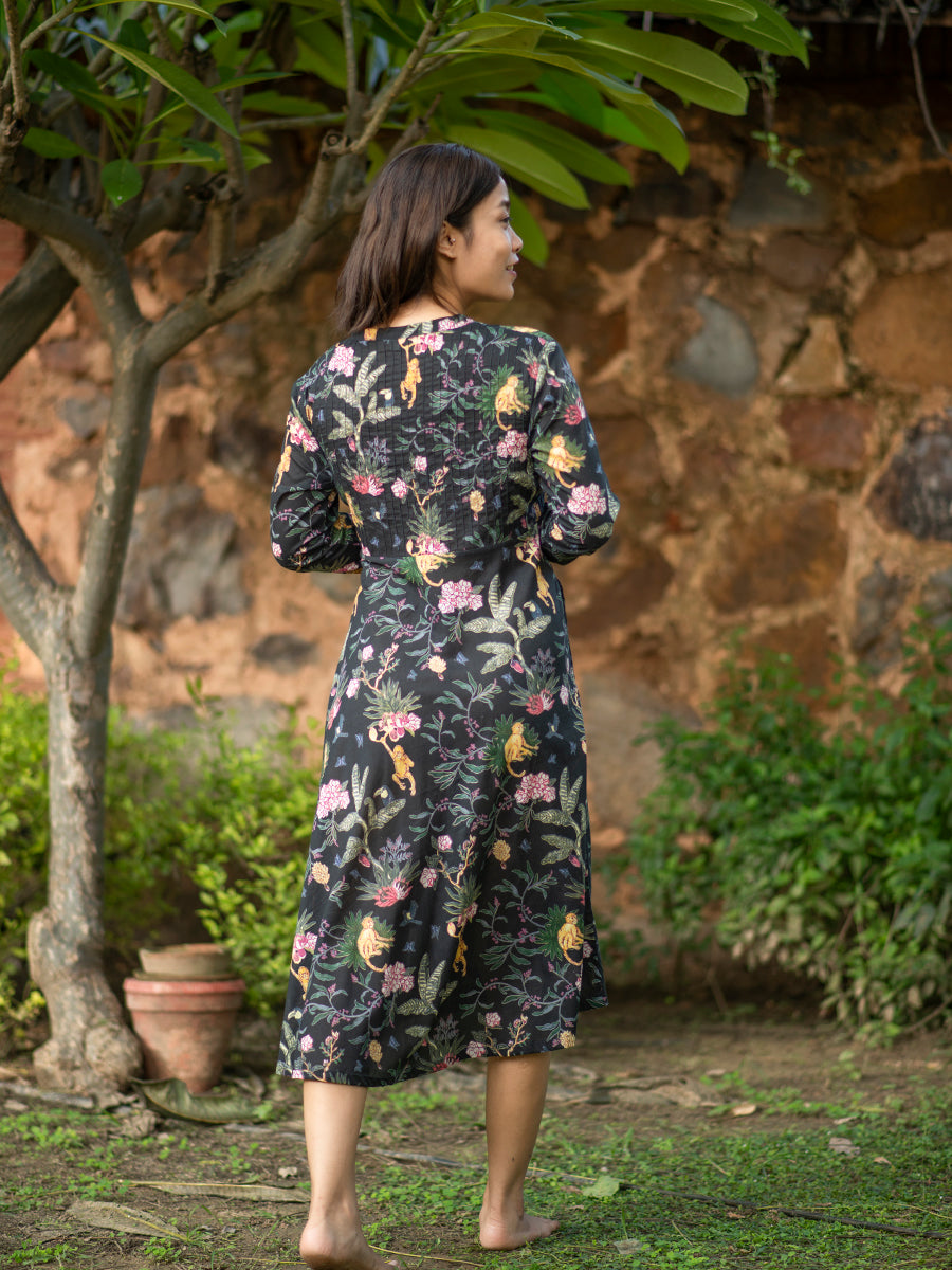 Anarkali Wrap : Ubud Black