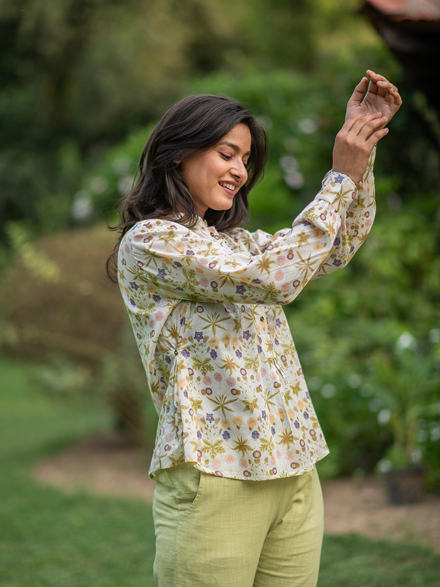 Banjara Top : Daisy Beige