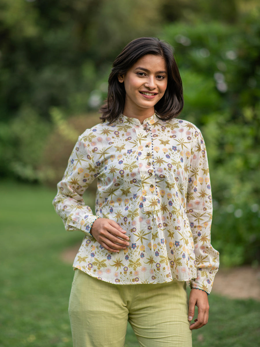 Banjara Top : Daisy Beige