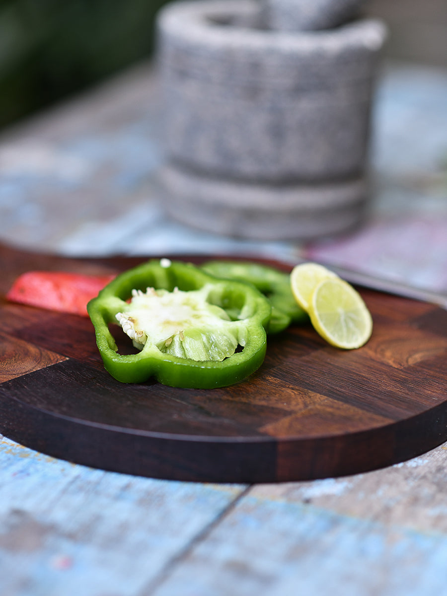 Chopping Board Round : Wooden