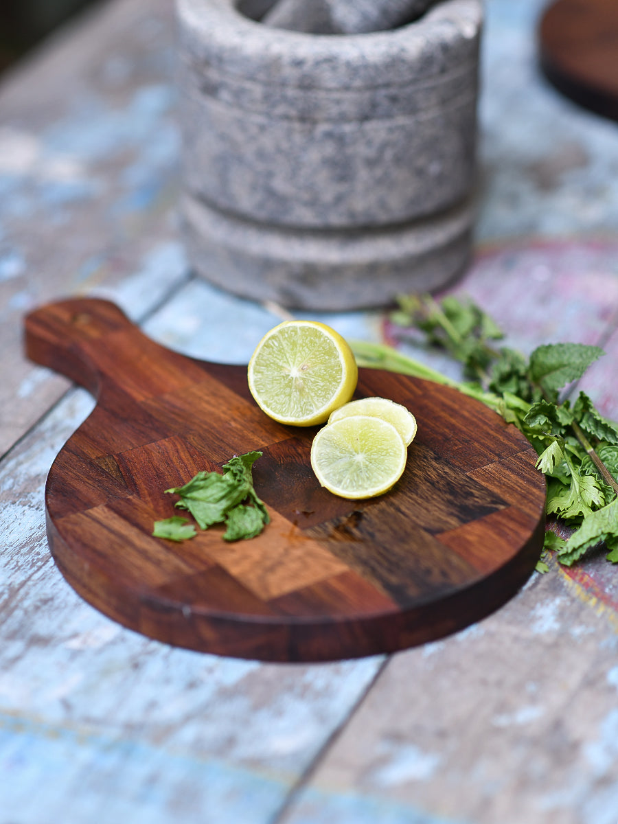 Chopping Board Round : Wooden