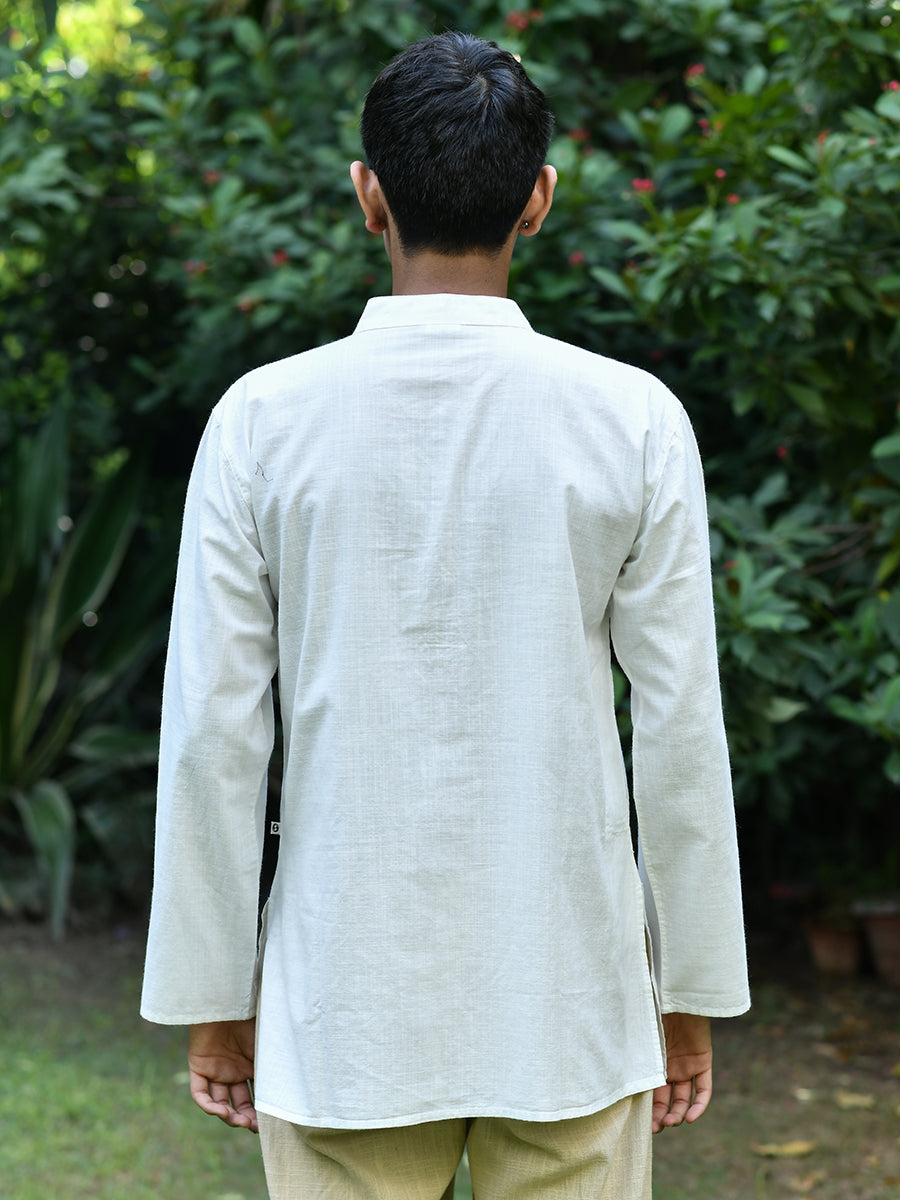 Men's Kurti : White