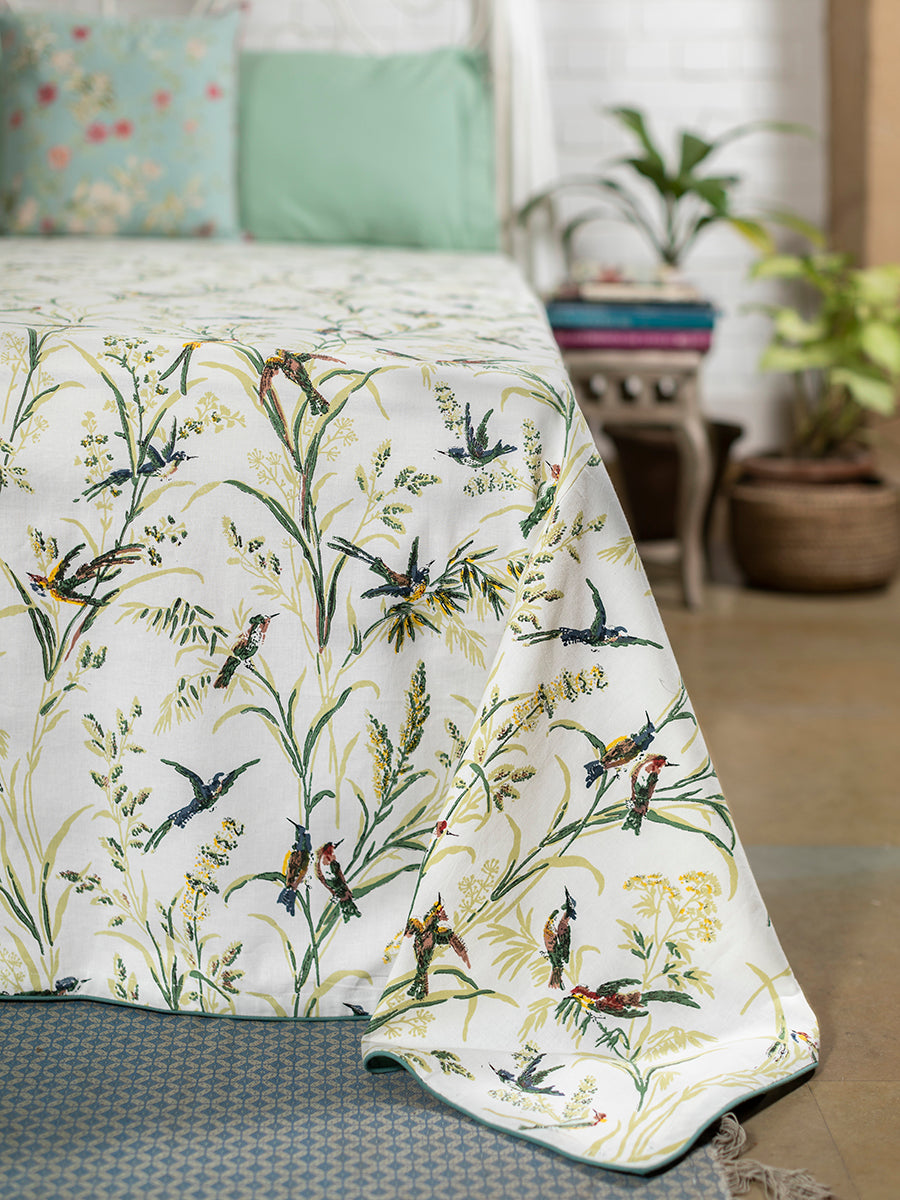 Bed Cover Piping : Humming Bird Natural