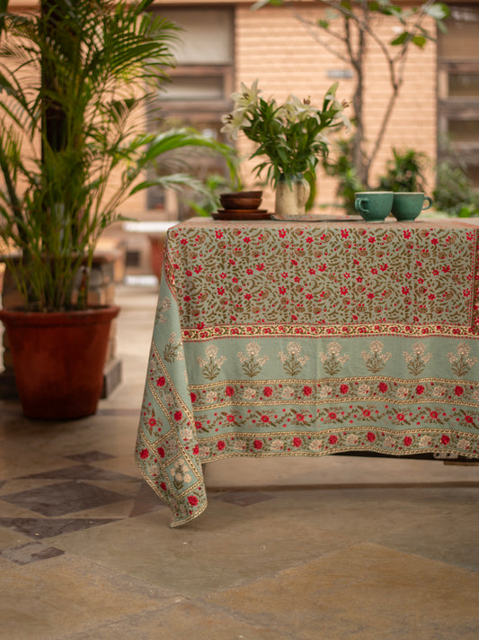 Table Cloth : Anmol Teal