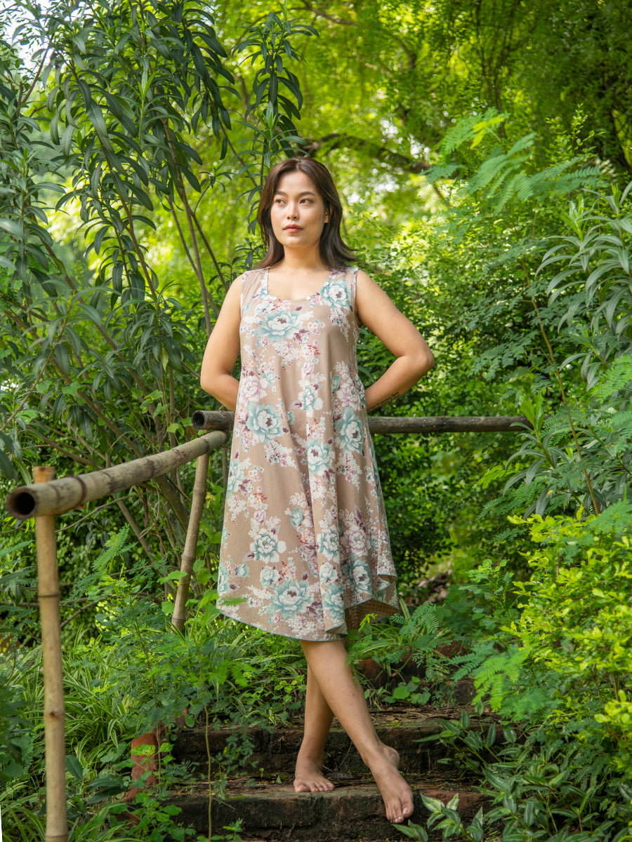 Ann Dress : Magnolia Mocha – The Shop India