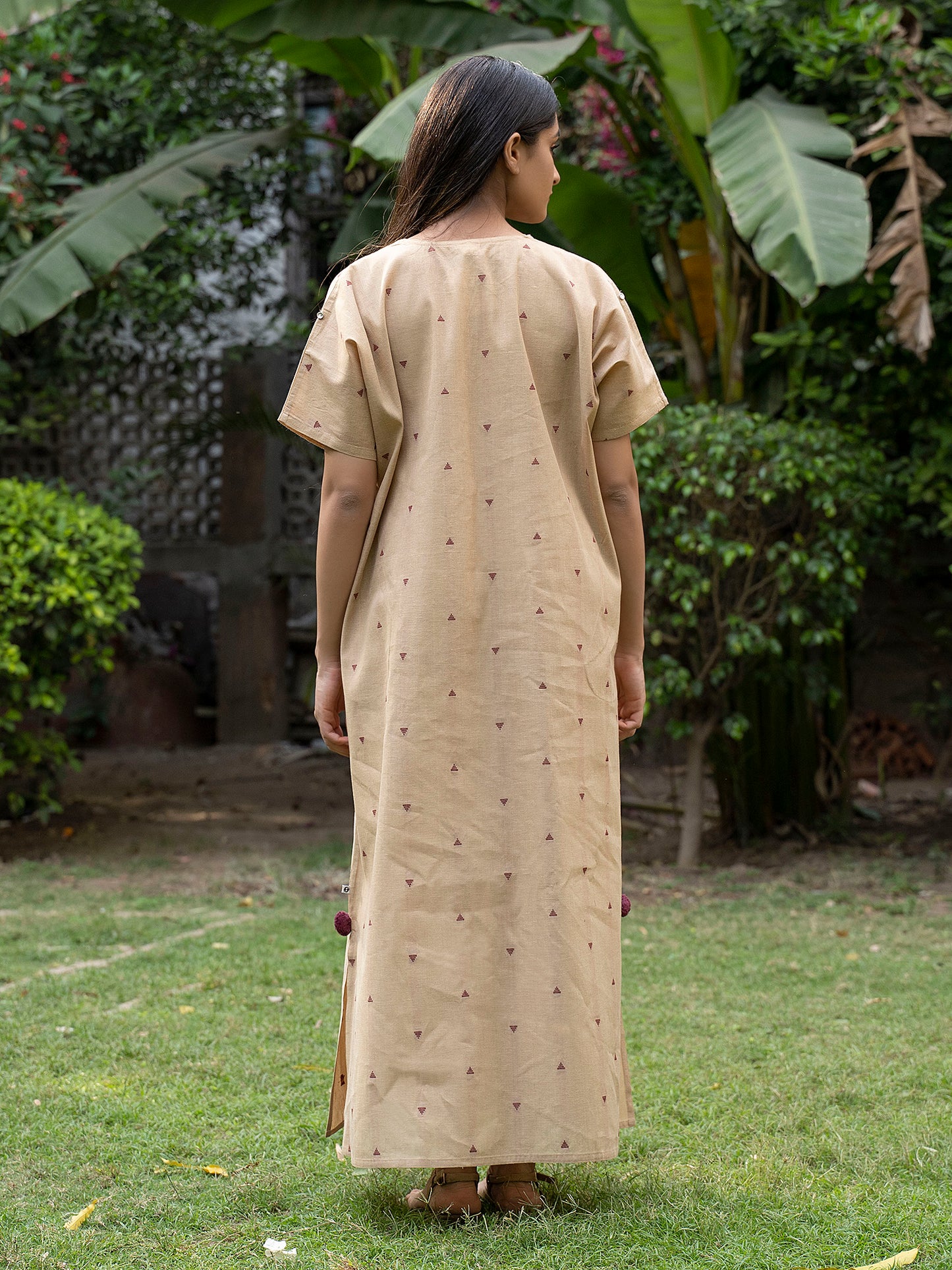 Bangla Kaftan : Bubby Butta Beige