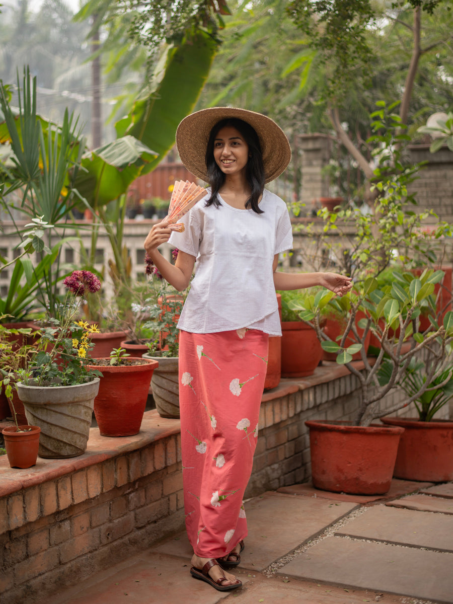 Sarong : Carnation Spiced Coral