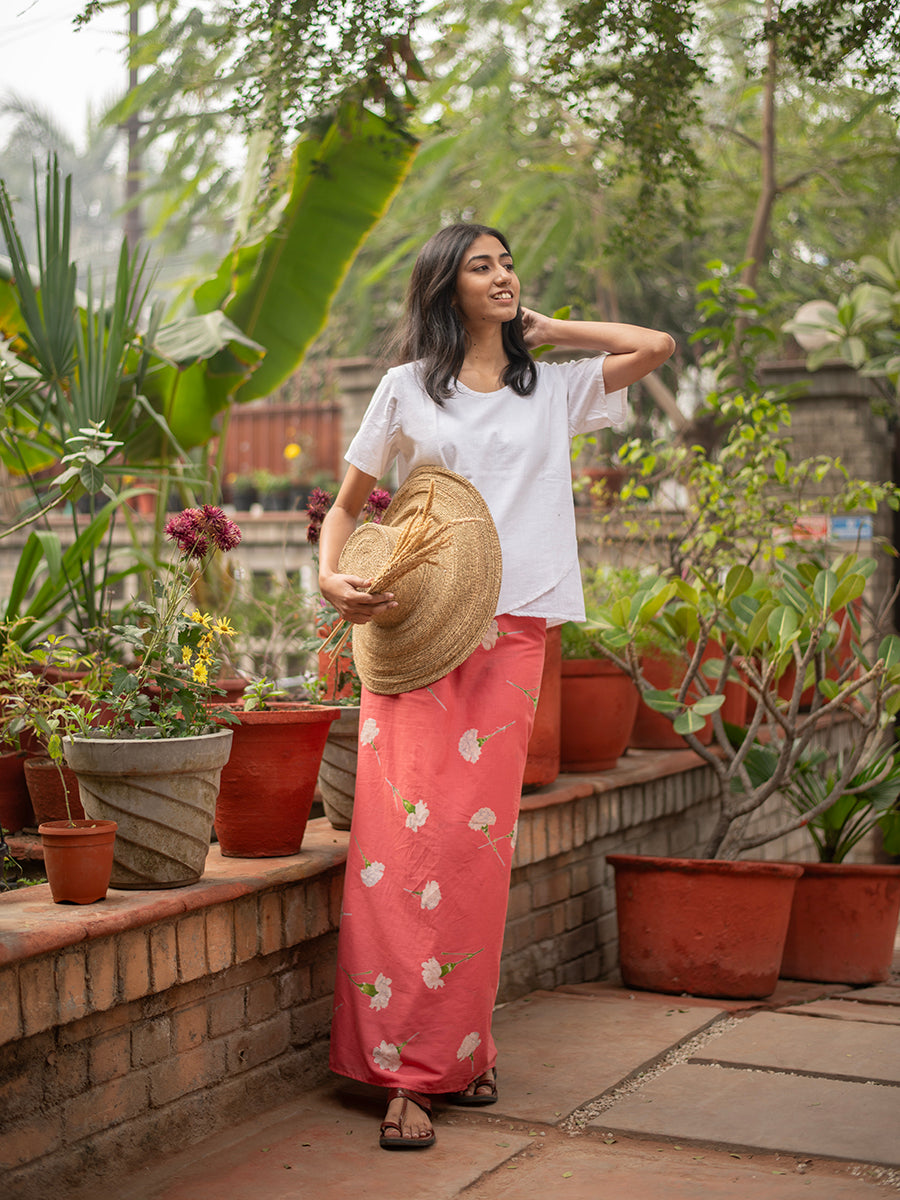 Sarong : Carnation Spiced Coral