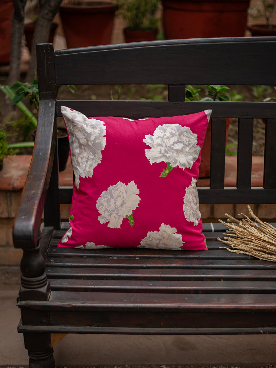 Cushion Cover : Carnation Pink