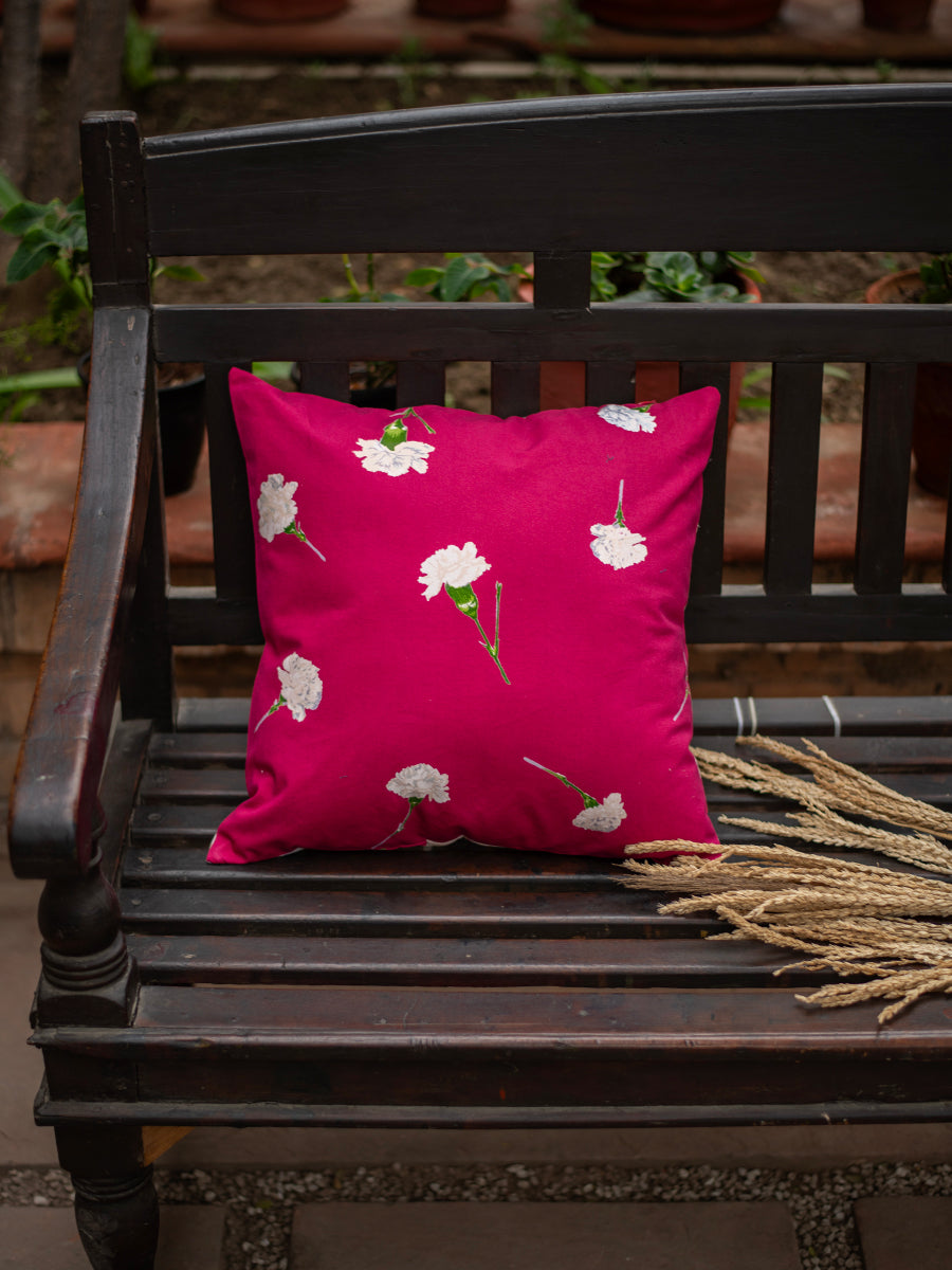 Cushion Cover : Carnation Pink