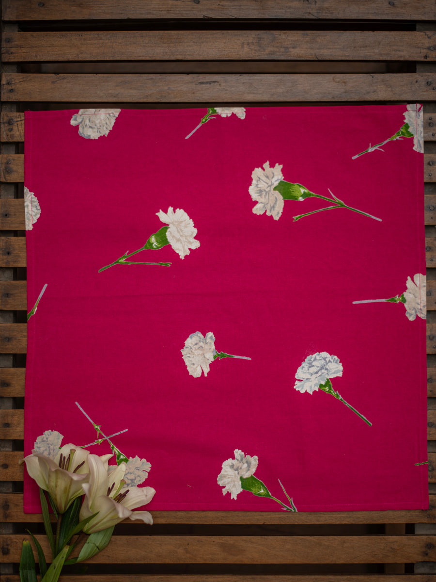 Napkin Set of 6 : Carnation Pink