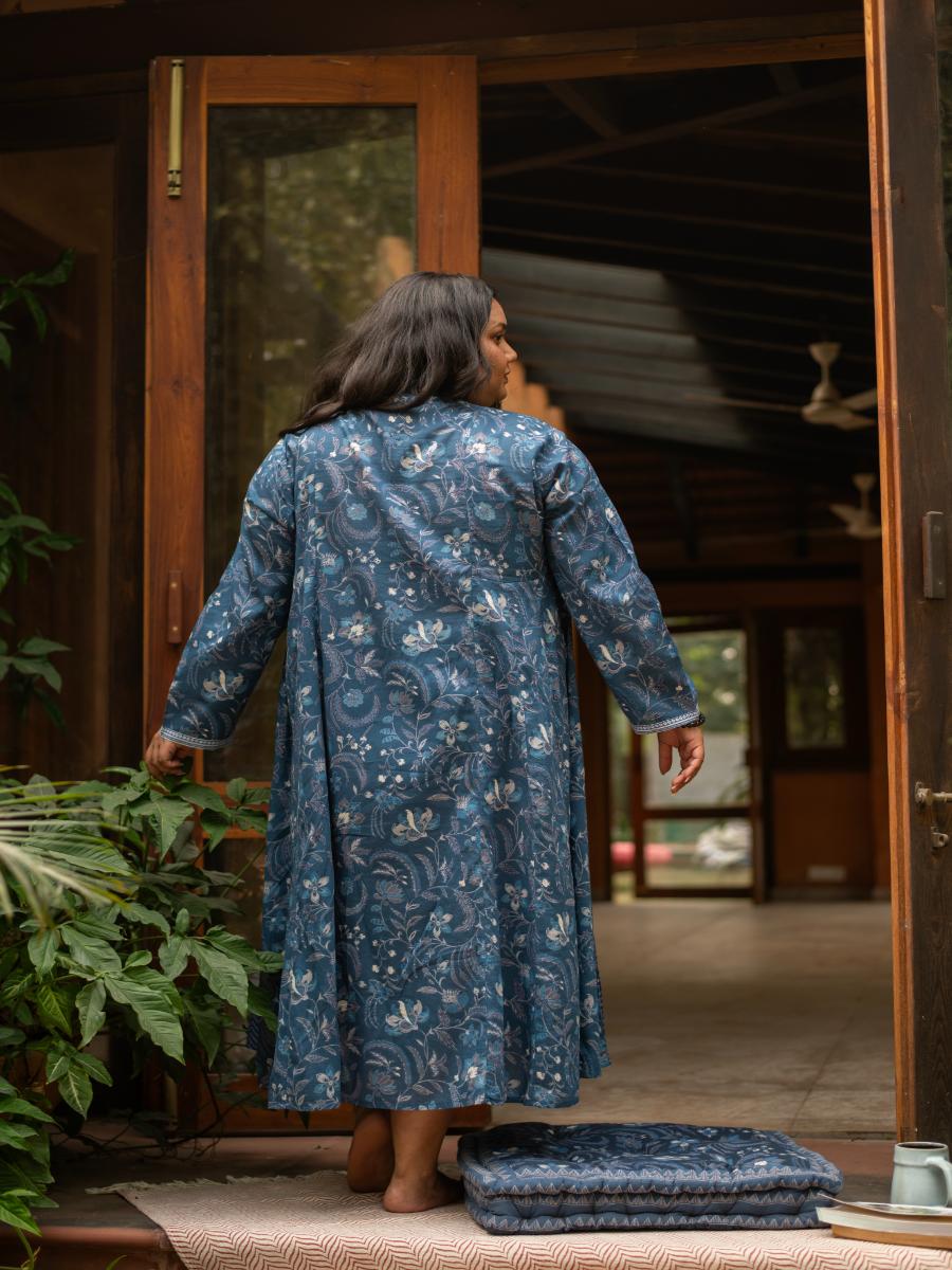 Lali Kurta : Pulicat Indigo