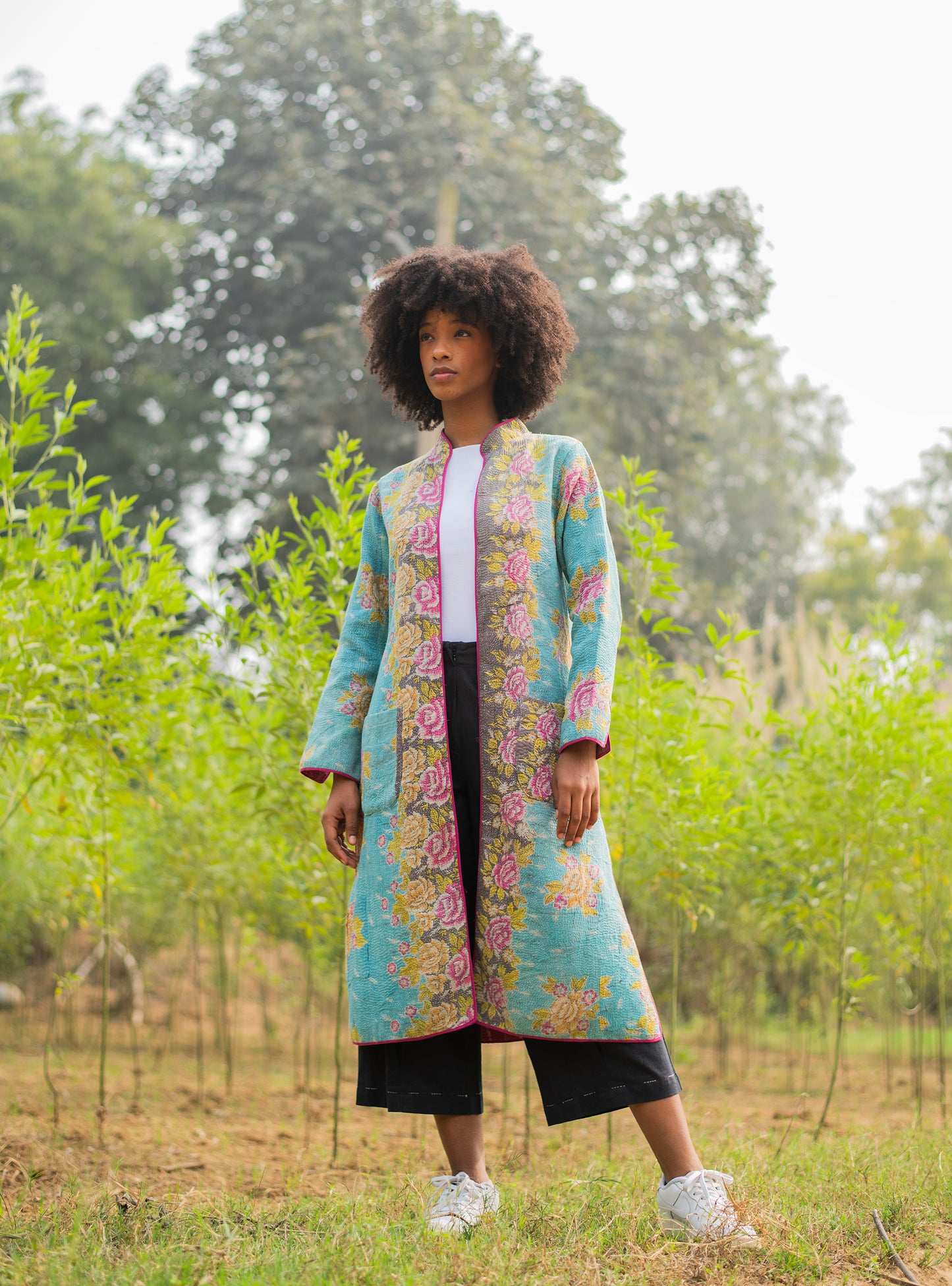 Vintage Gudri Long Jacket : Assorted