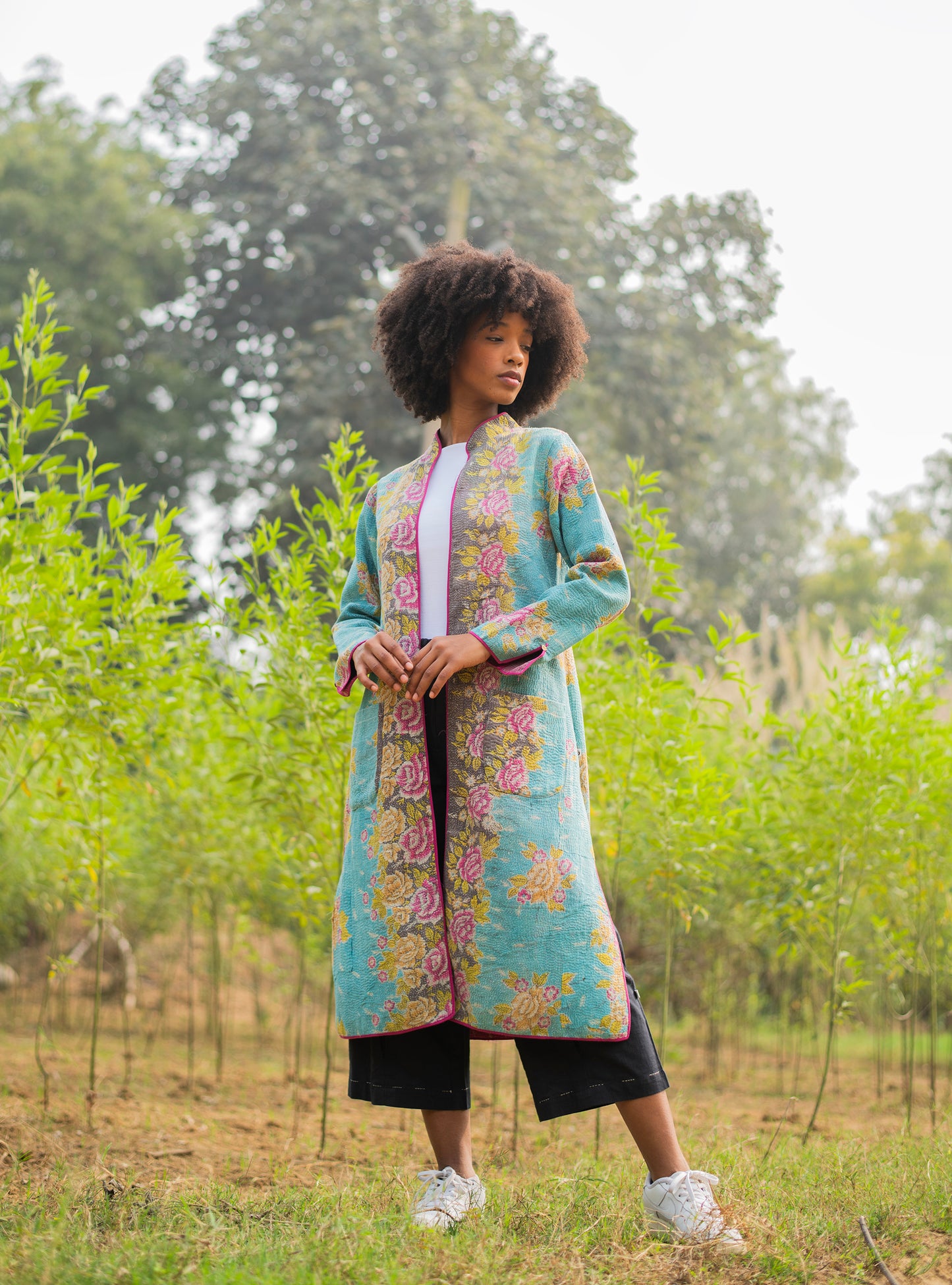 Vintage Gudri Long Jacket : Assorted