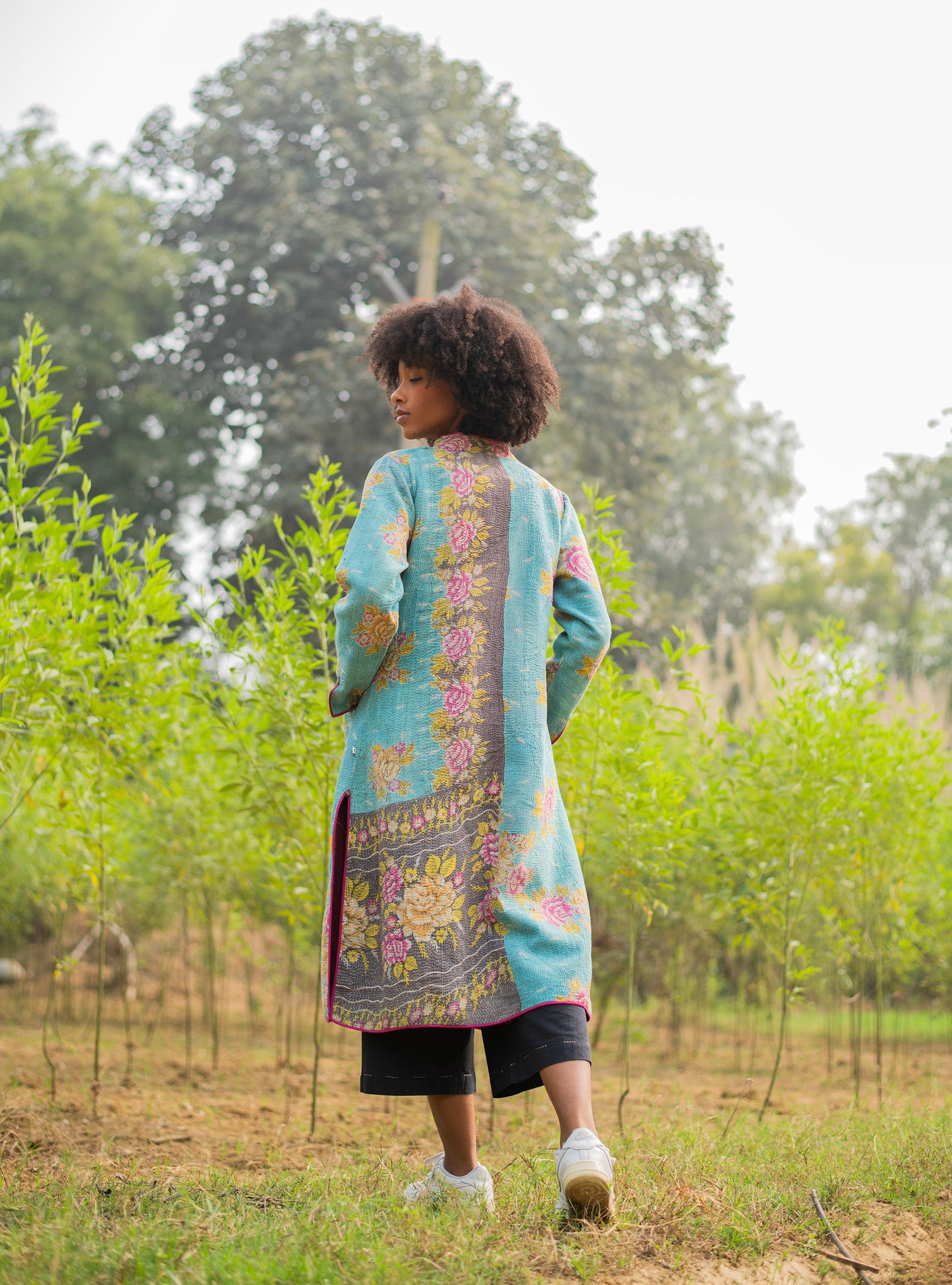 Vintage Gudri Long Jacket : Assorted