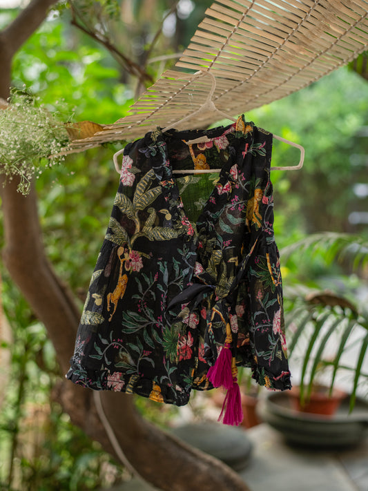 Wrap Around Dress : Ubud Black