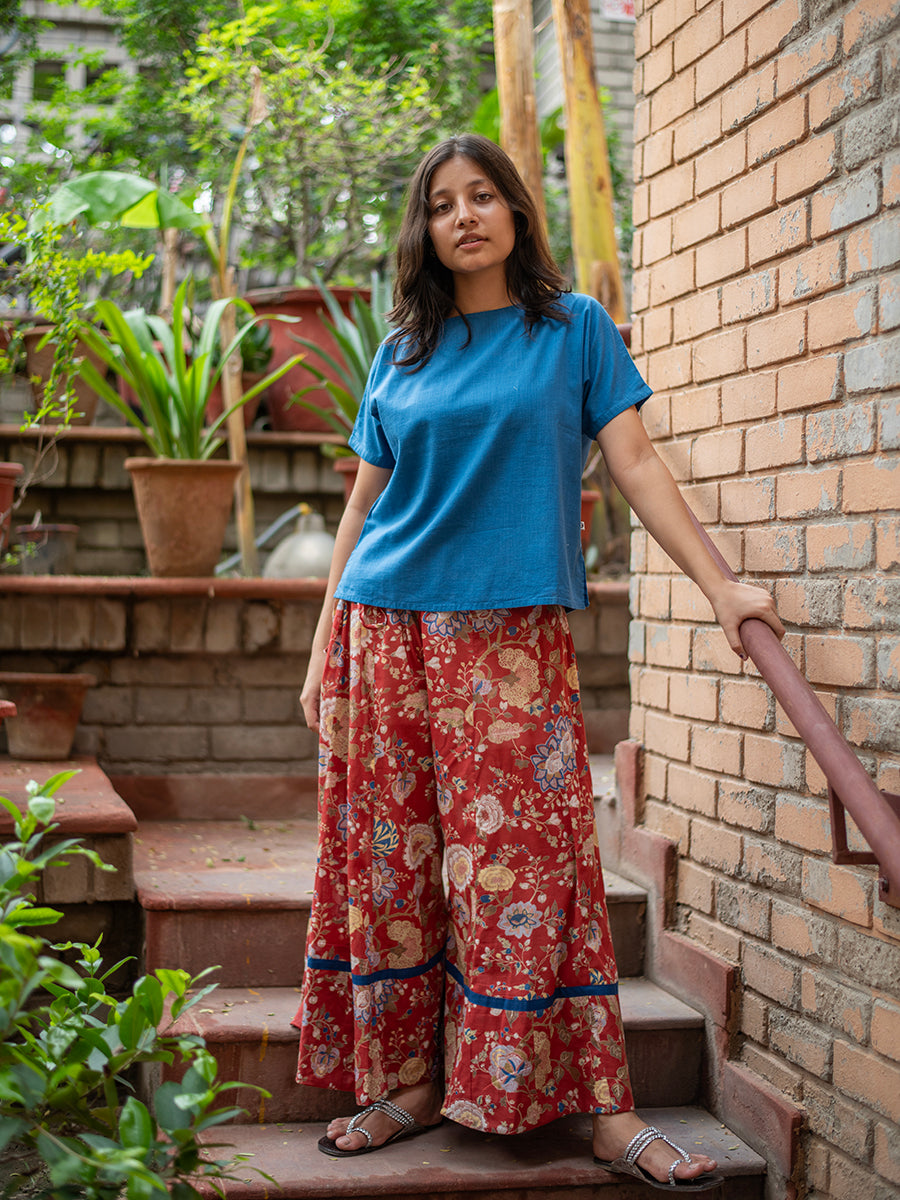 Sharara Pant : Malabar Rust