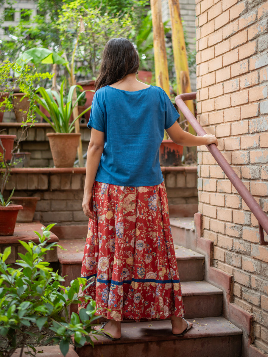 Sharara Pant : Malabar Rust