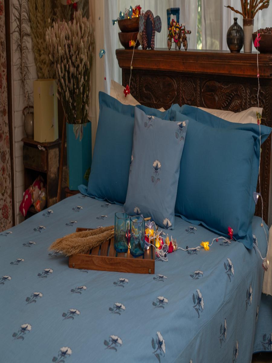 Bed Cover : Sophia Blue