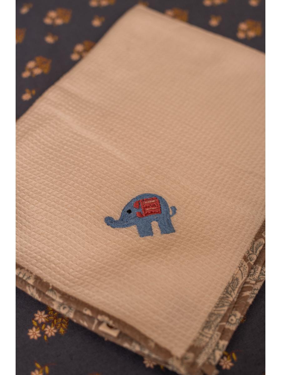 Honeycomb Emb Hand Towel : Elephant