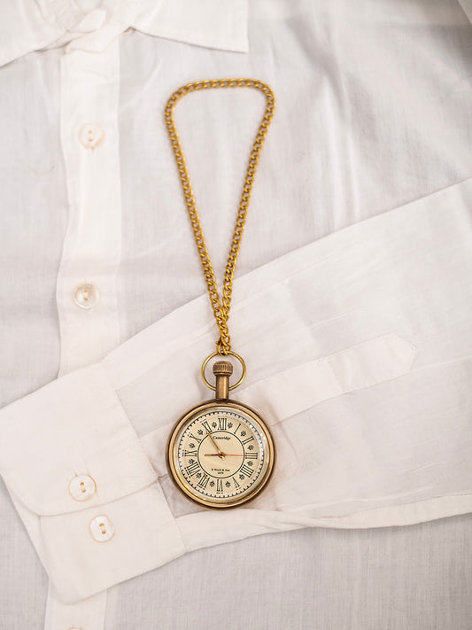 Pocket Watch : Brass (For Sale In India Only)