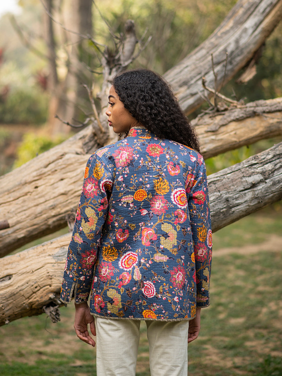 Easy Fit Jacket Reversible : Malabar Neelam