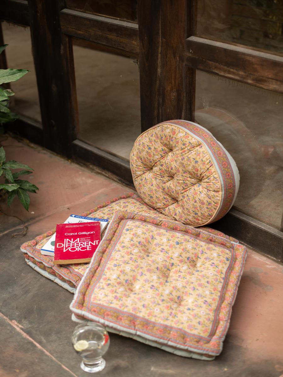 Floor Cushion : Eden Beige