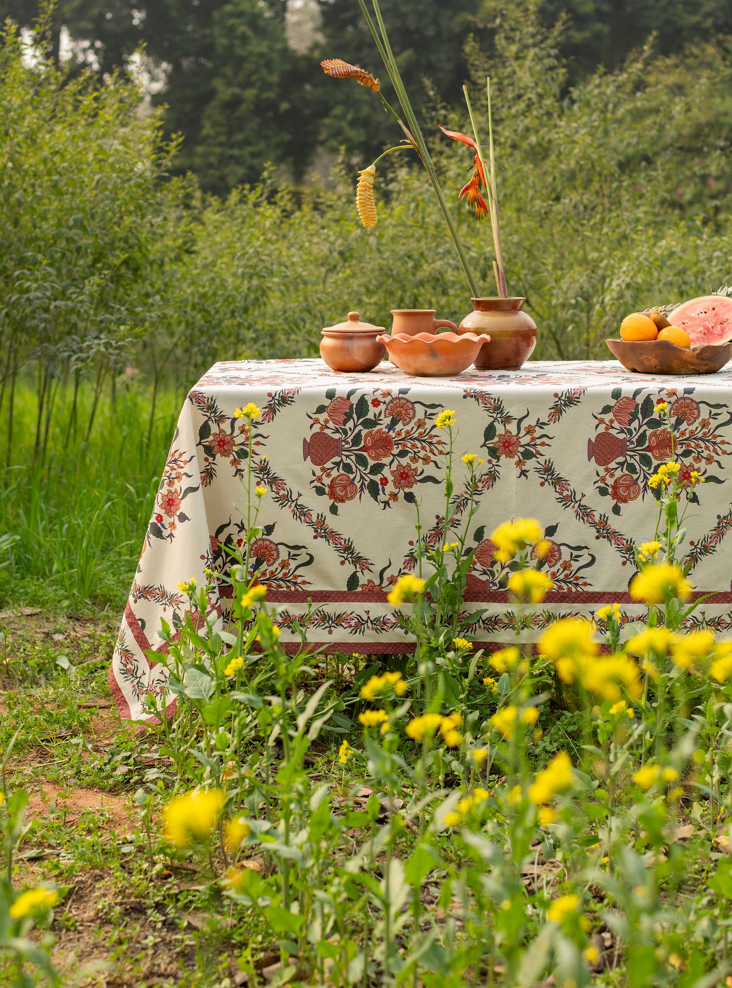 Table Cloth : Gamla Ivory