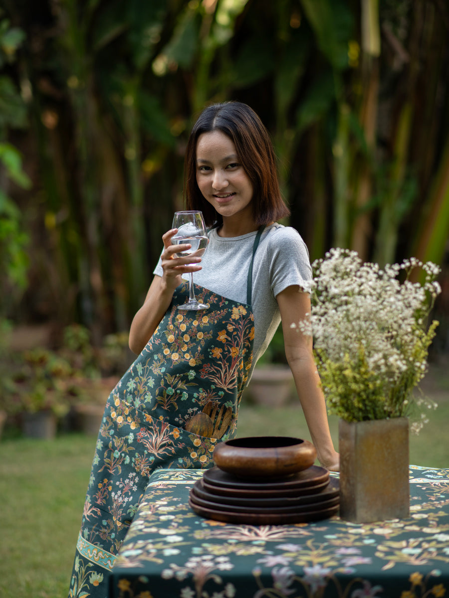 Canvas Apron : Garden Emerald