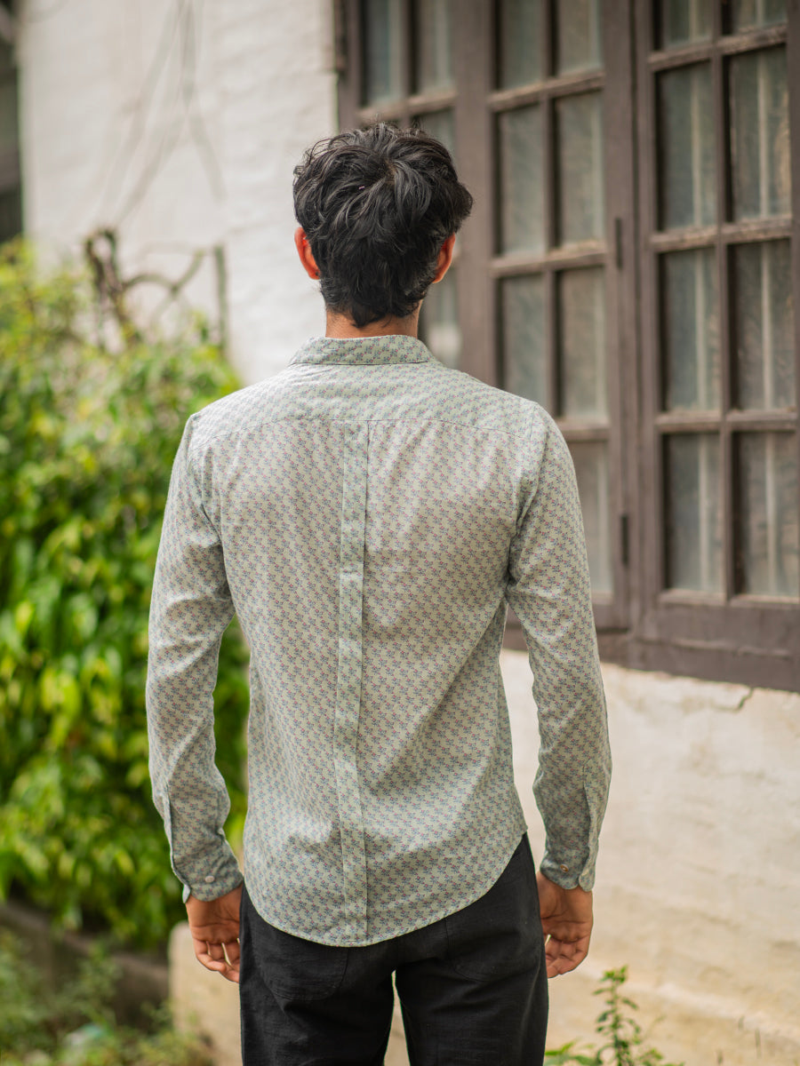 Hangout Mens Shirt F/S : Dhania Mint