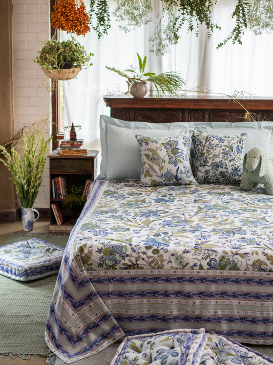 Bed Cover : Hawaii Aqua