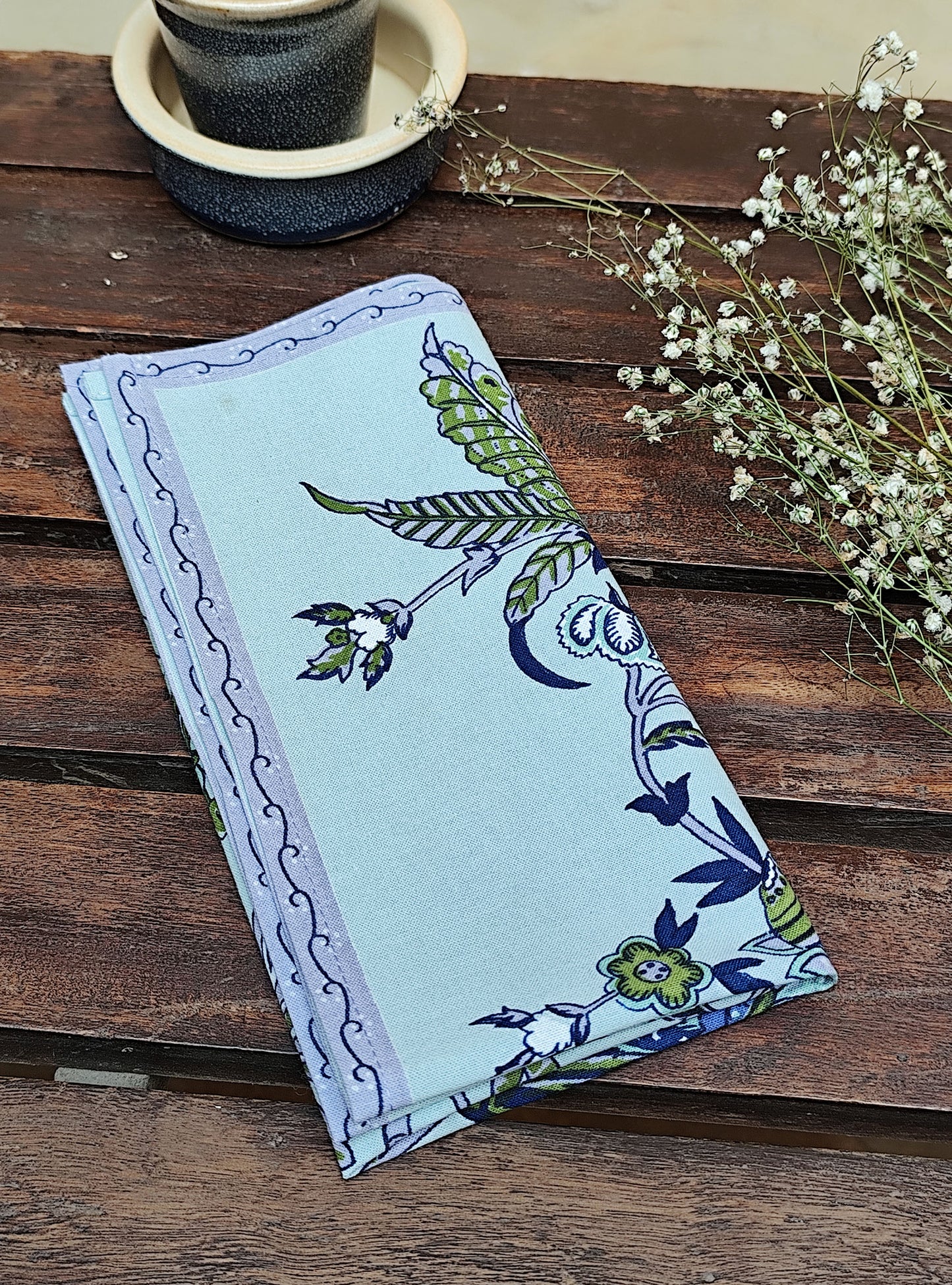 Printed Napkin Set of 6 : Hawaii Aqua