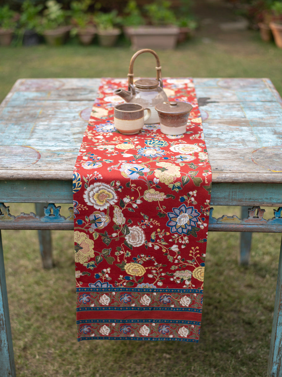 Table Runner : Malabar Rust