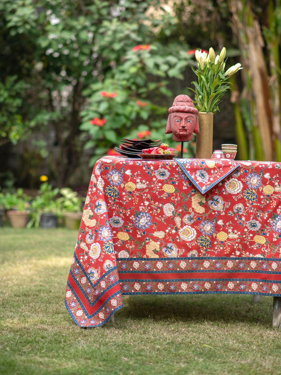 Table Cloth : Malabar Rust