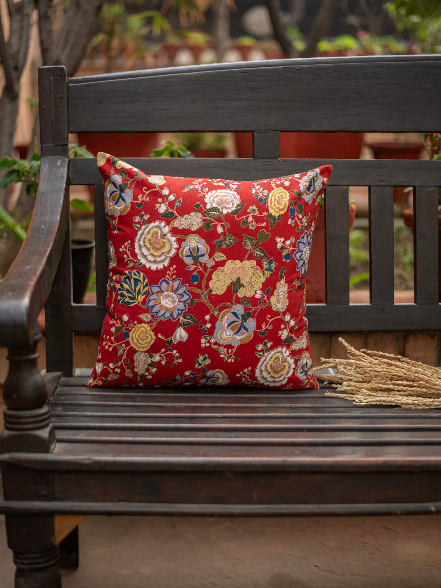 Cushion Cover : Malabar Rust