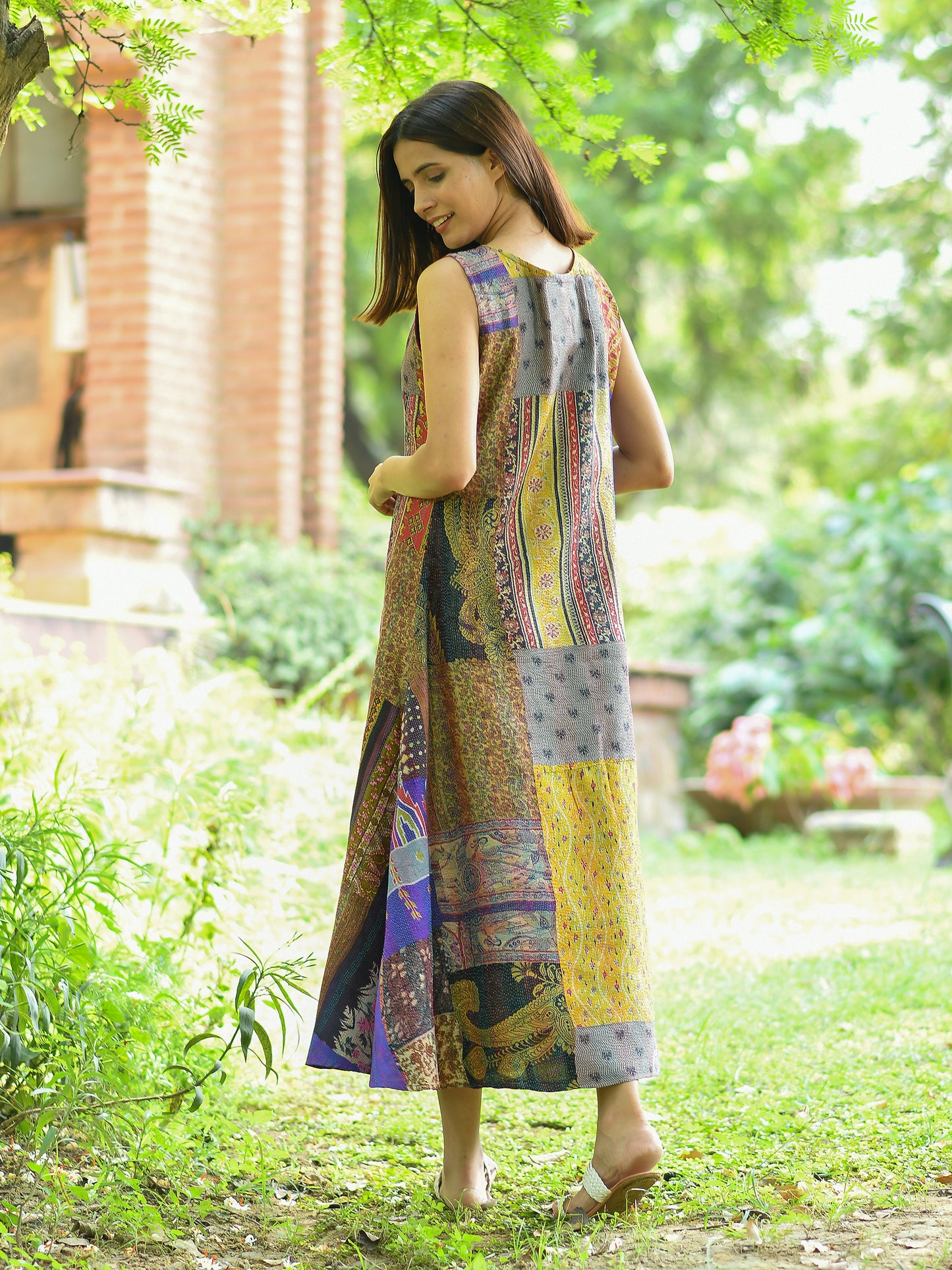 Gudri Silk Martina Dress : Assorted