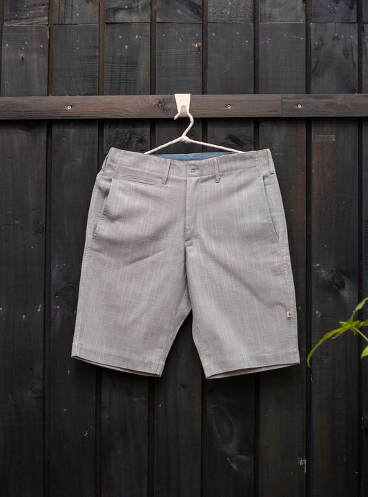 Men's Slim : Shorts Slub Beige