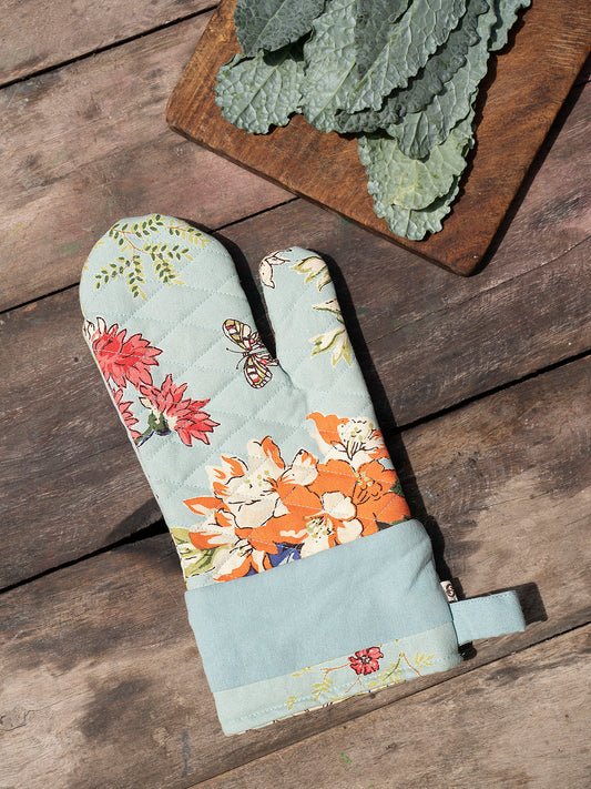 Canvas Oven Mitt : Corsica Country