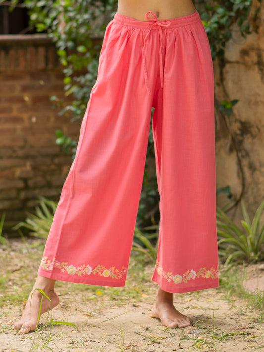 Palazzo Pant : Red