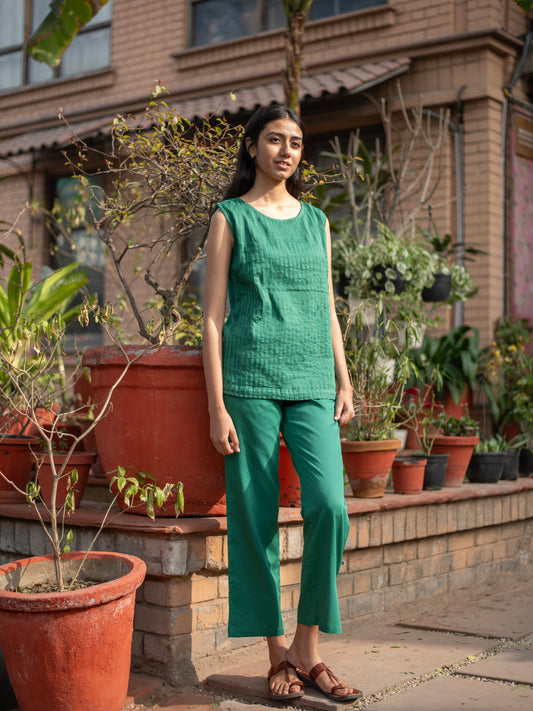 Slim Pant : Green