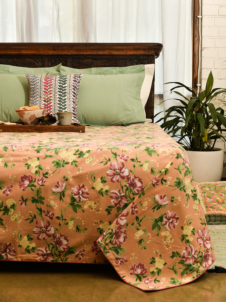 Bed Cover : Isabella Floral Neptune