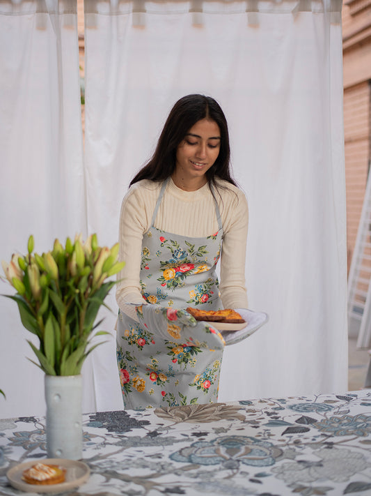 Canvas Apron : Potpourri Aqua