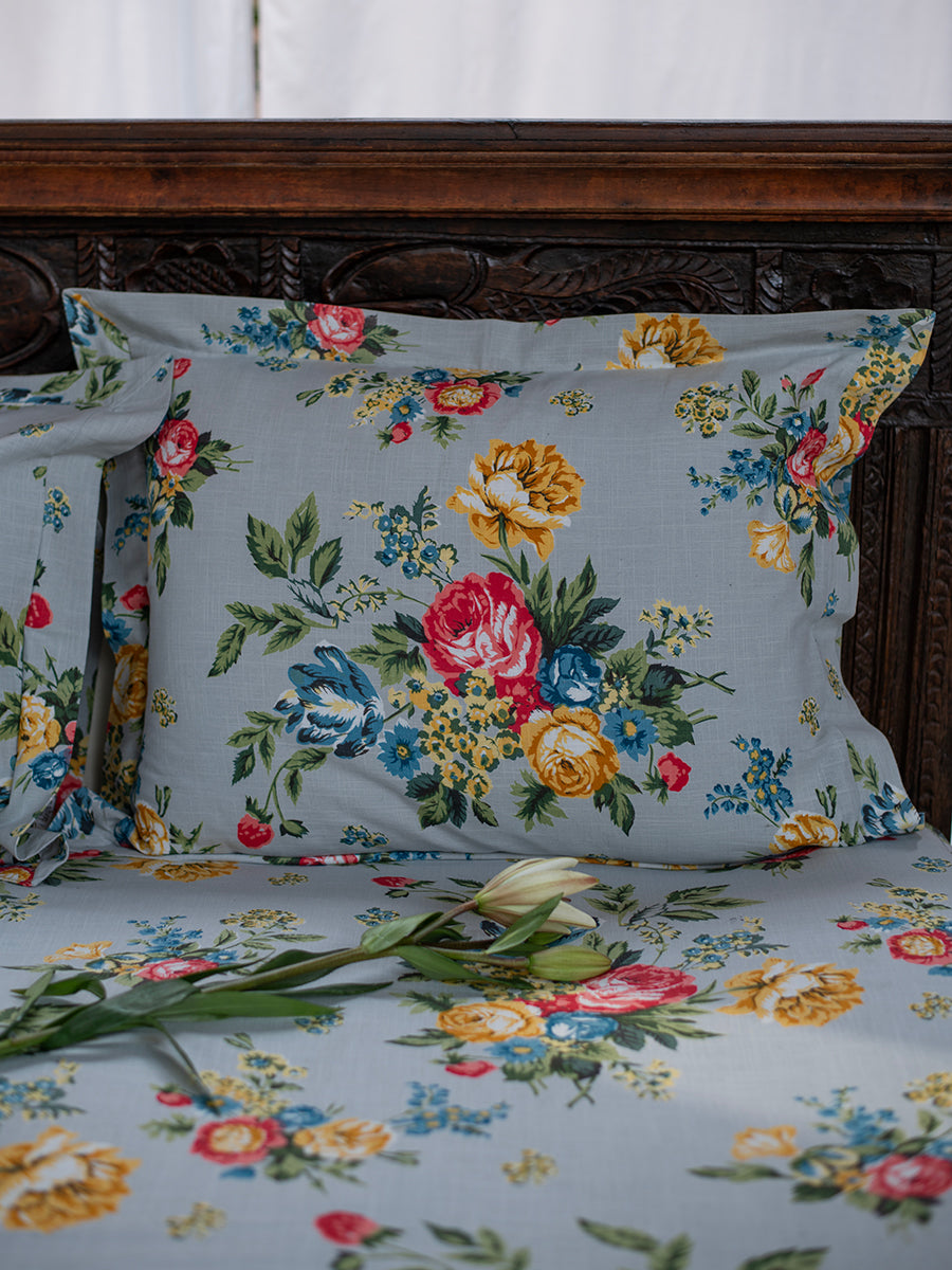 Pillow Cover : Potpourri Aqua