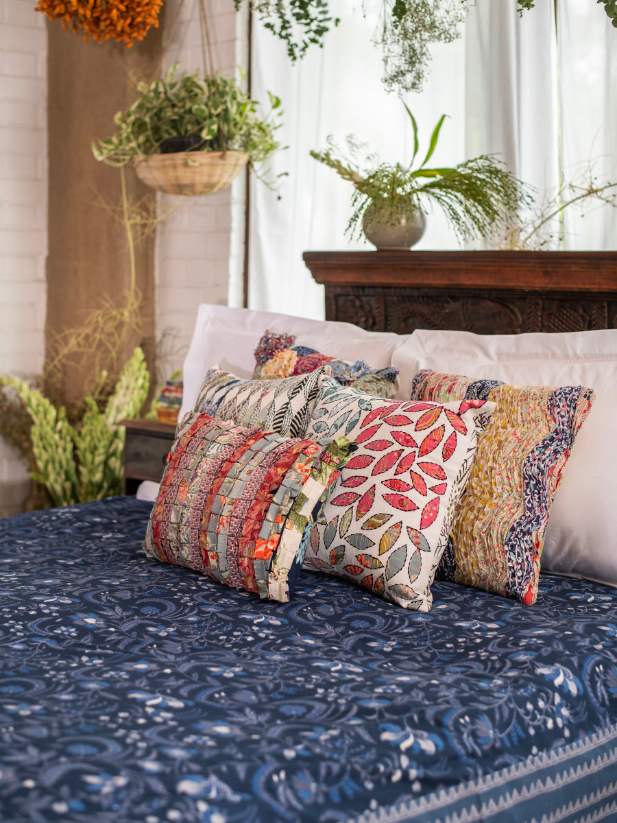 Bed Cover : Pulicat Indigo