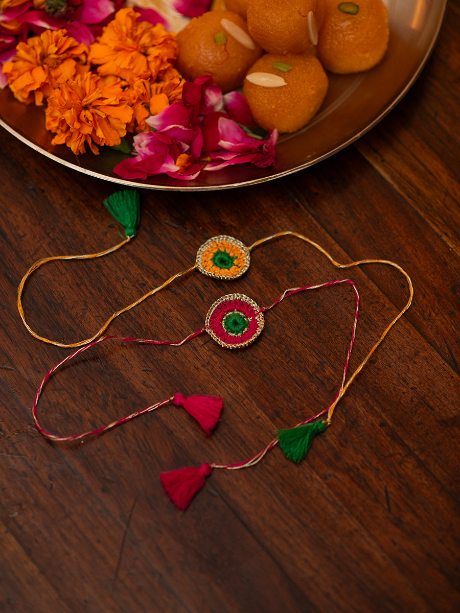 Rakhi Set of 3 : Assorted