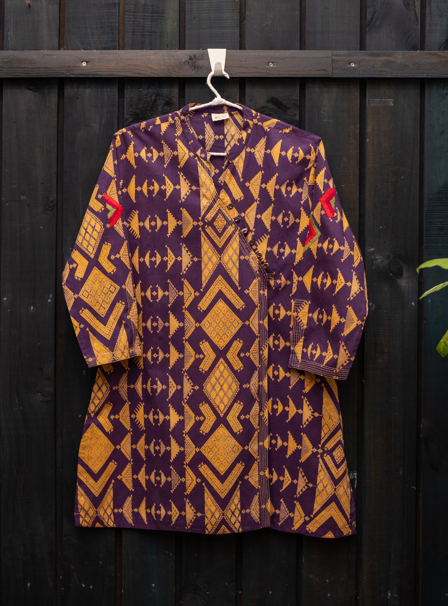 Rangoon Top : Phulkari Purple